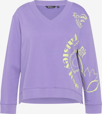 Ulla Popken Sweatshirt in Lila: predná strana