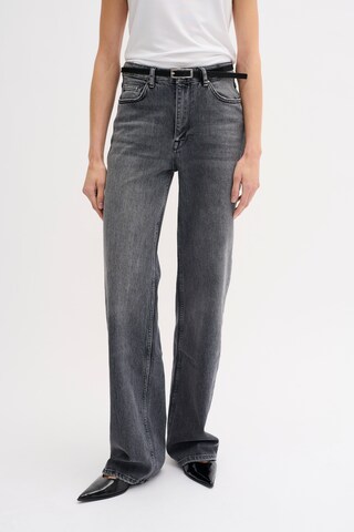 Loosefit Jean '35' My Essential Wardrobe en gris : devant