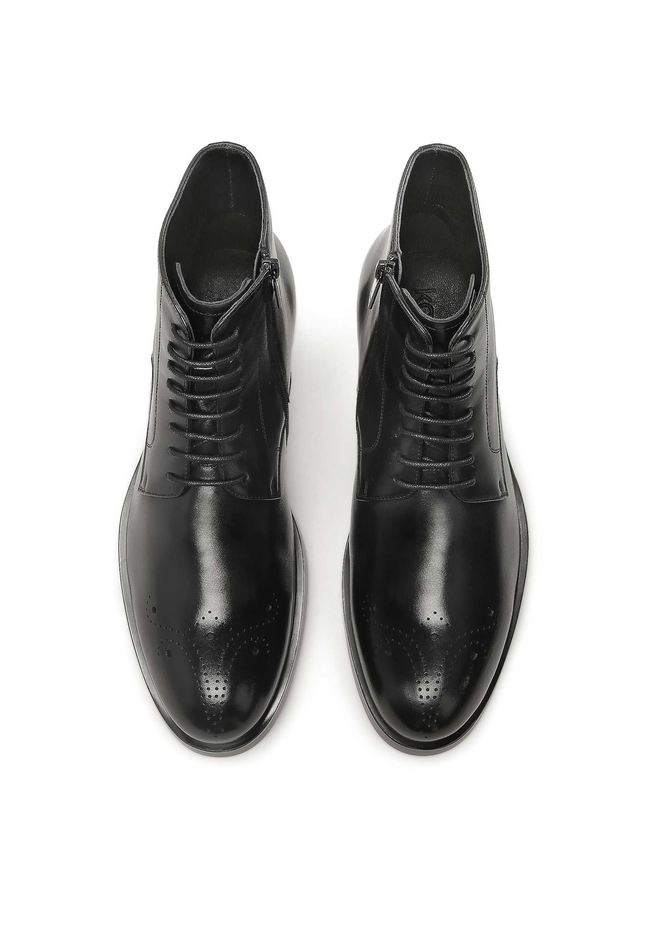 Kazar Snørestøvler i sort