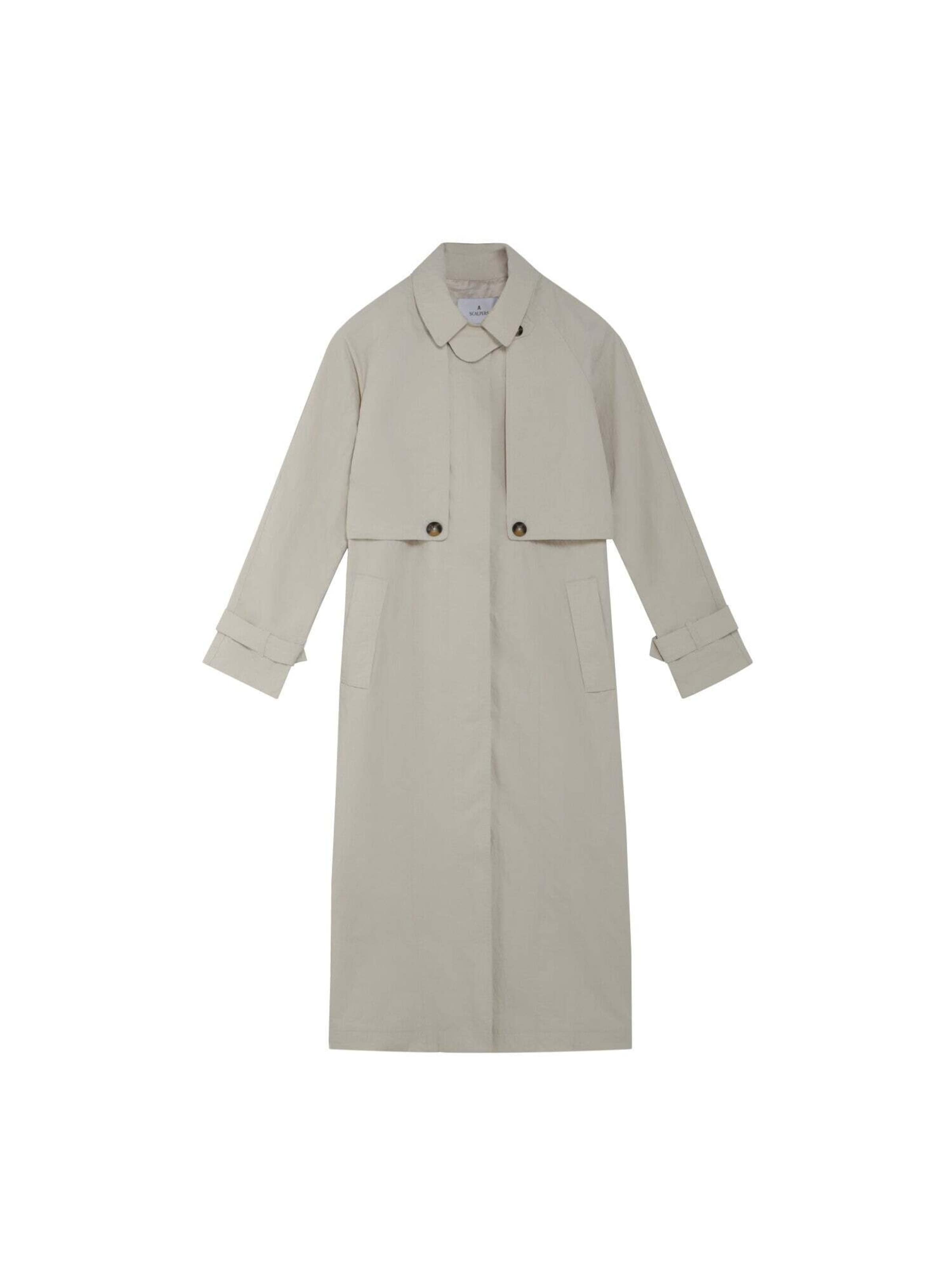 ScalpersPrijelazni kaput - siva boja: prednji dio