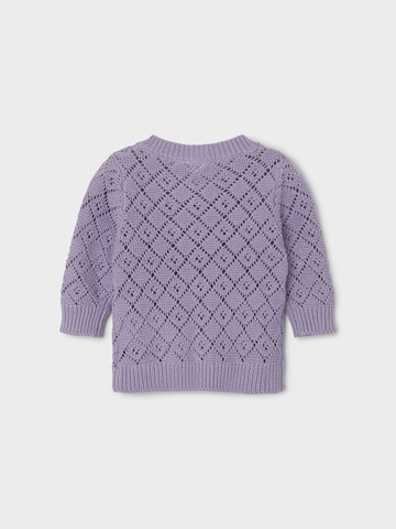 NAME IT Knit Cardigan 'Desina' in Purple