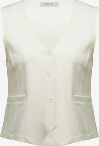 Deeluxe Bodywarmer in Wit: voorkant