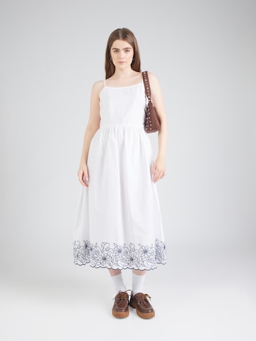 UNITED COLORS OF BENETTON Dress in White: front