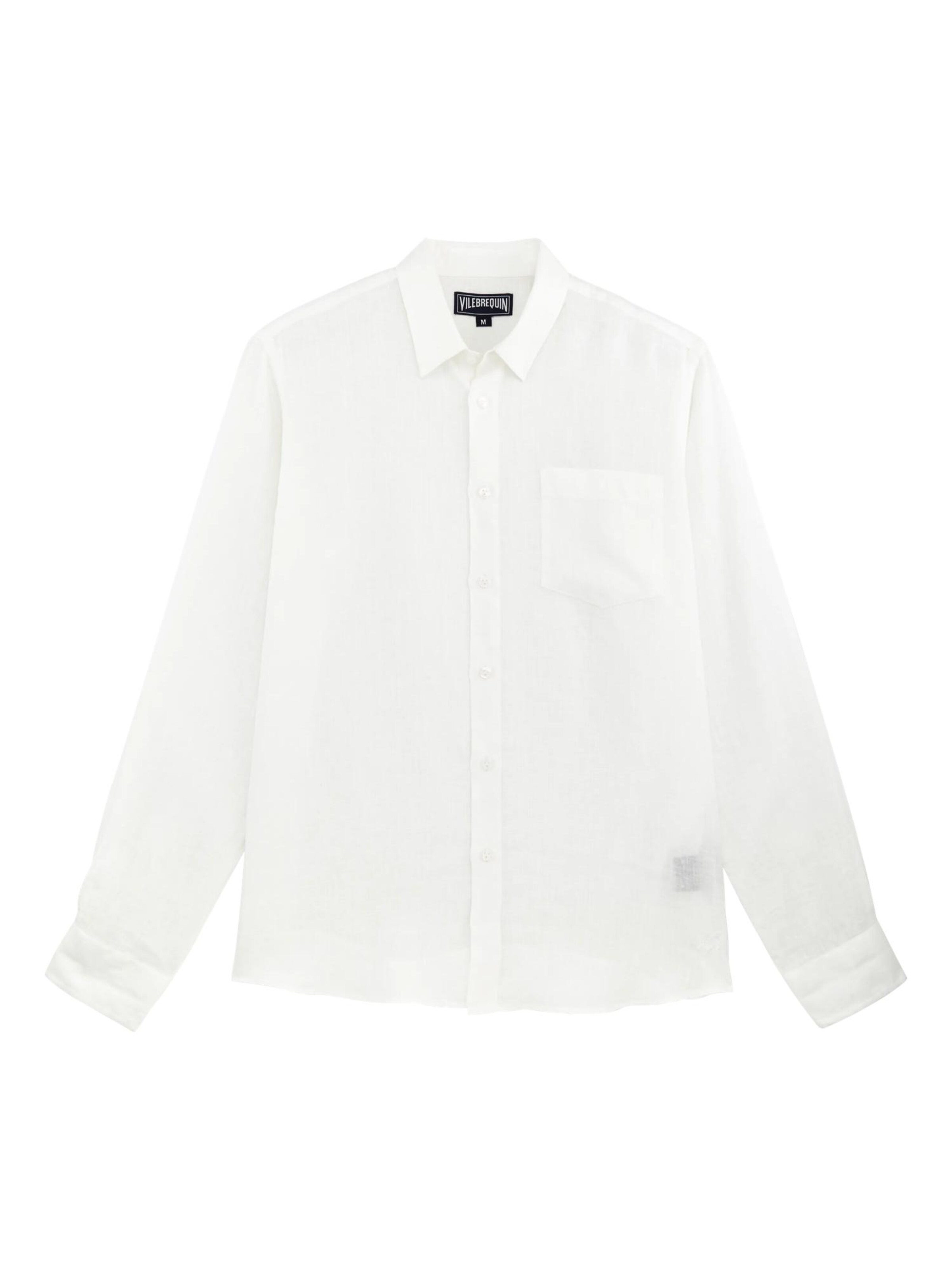 Regular fit Camicia di Vilebrequin in bianco: frontale