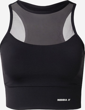 Soutien-gorge de sport NEBBIA en noir : devant