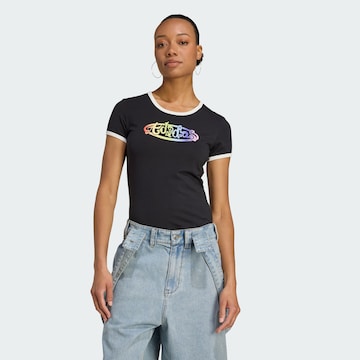 ADIDAS ORIGINALS Футболка 'Adidas x Jeremy Scott' в Черный: спереди