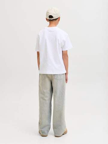 Jack & Jones Junior Wide Leg Jeans 'JJIDAVE JJORIGINAL' i blå