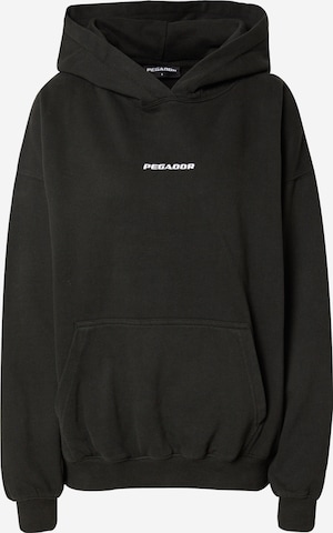 Pegador - Sudadera 'CLARITA' en negro: frente