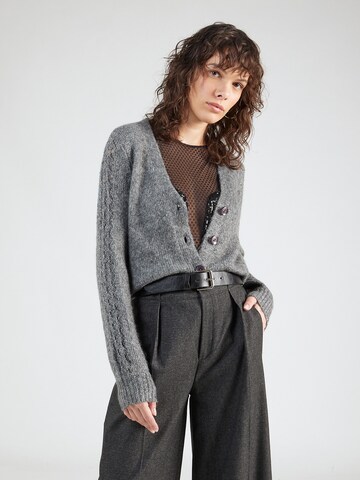 JDY Knit cardigan 'SILJA' in Grey: front