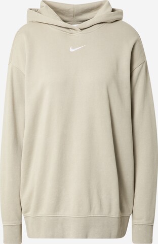 Nike Sportswear Sweatshirt in Beige: voorkant