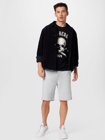 !Solid Regular Broek 'Brenden' in Grijs