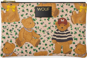 Trousse de maquillage 'Daily' Wouf en beige : devant