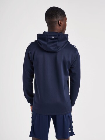 Hummel Athletic Zip-Up Hoodie in Blue