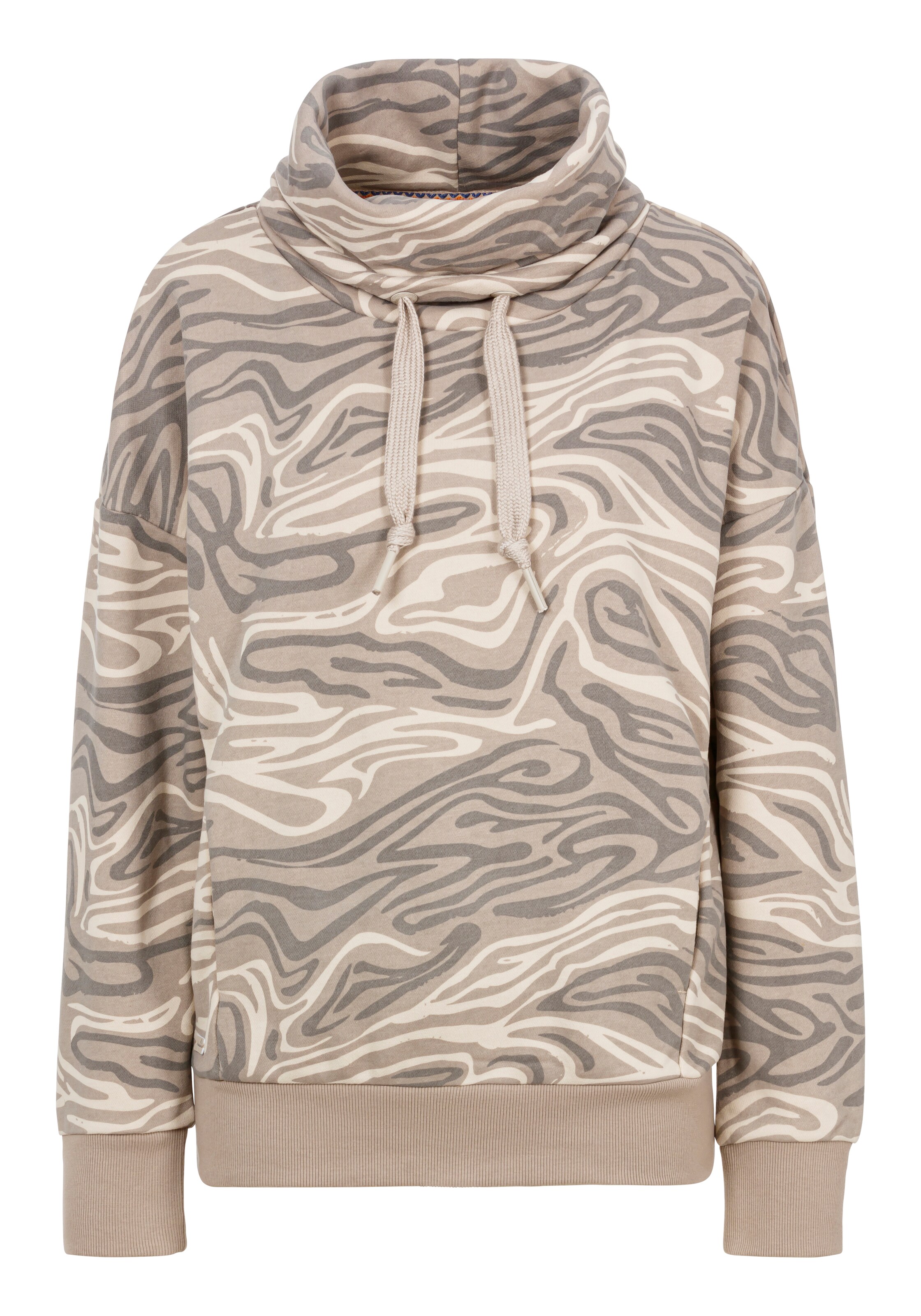 Ragwear Sweatshirt in Beige: front