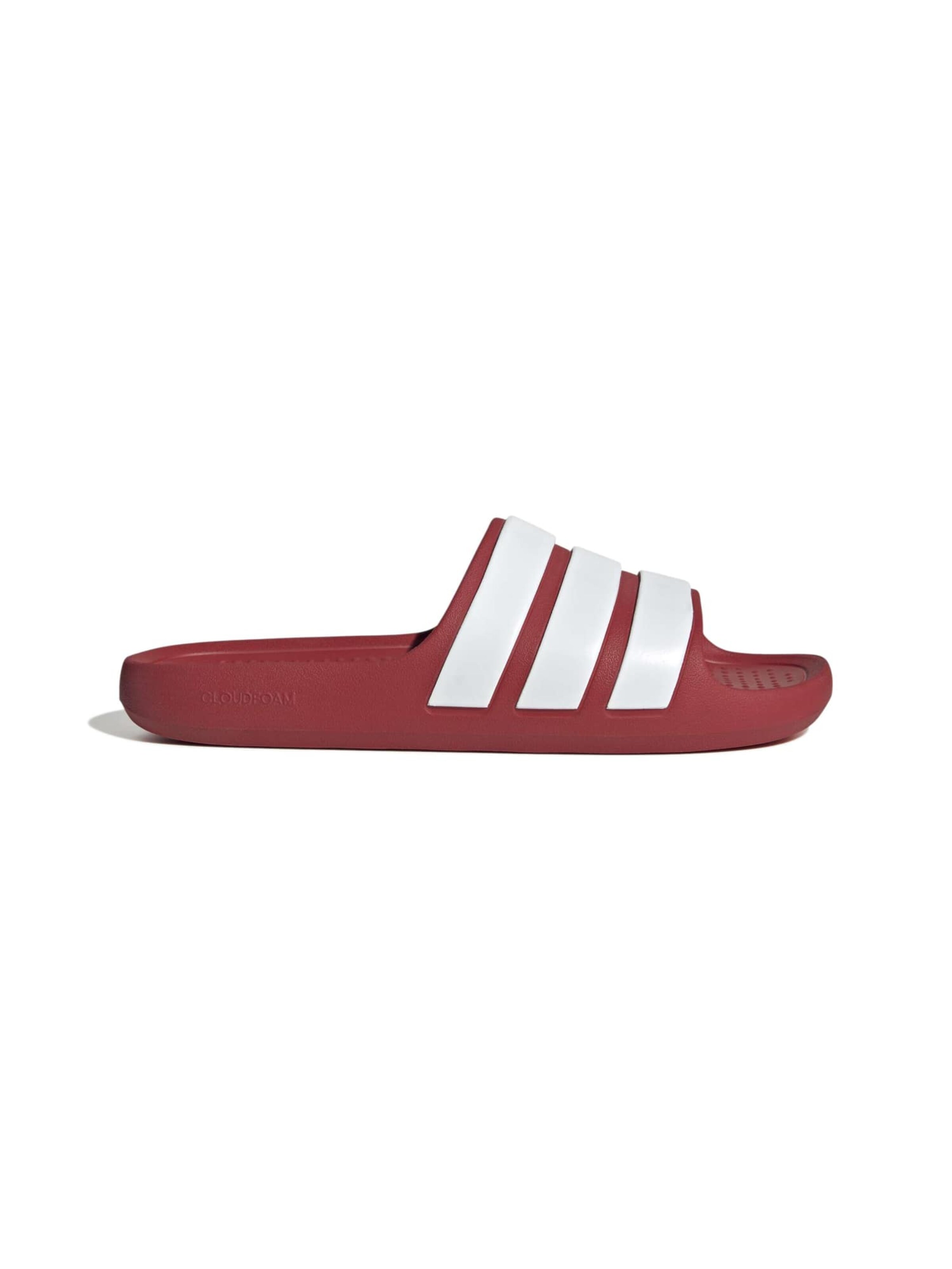 ADIDAS SPORTSWEAR Plätu 'ADILETTE FLOW', värv punane