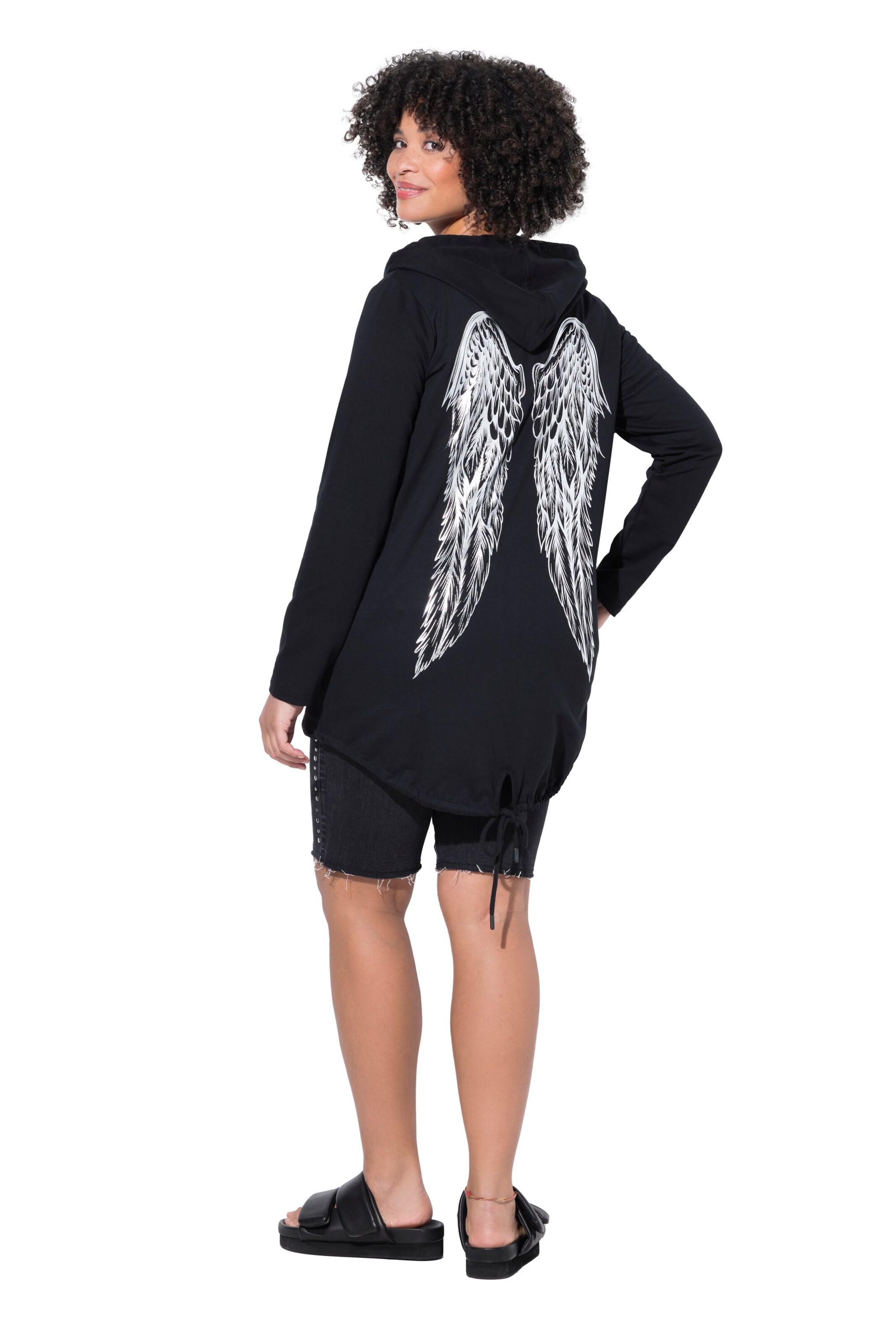 Angel of Style Sweatjacke in Schwarz