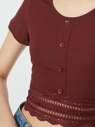 ABOUT YOU Shirt 'Carin' in Brown