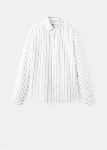 MANGO MAN Regular fit Button Up Shirt 'Dario' in White