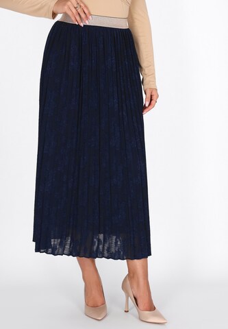 faina - Falda en azul: frente