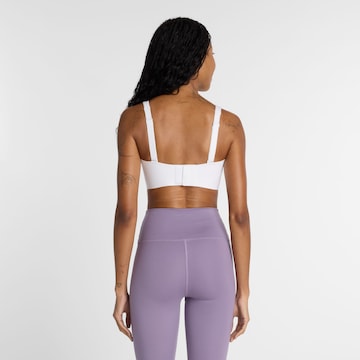 new balance - Soutien Bustier Soutien de desporto em branco