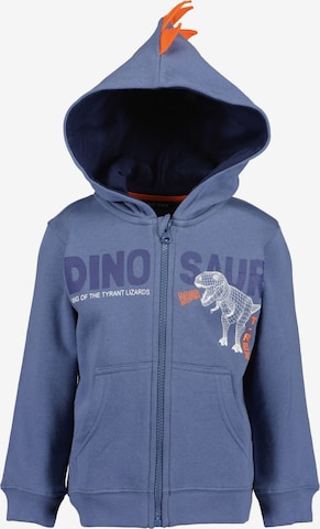 BLUE SEVEN Zip-Up Hoodie in Blue