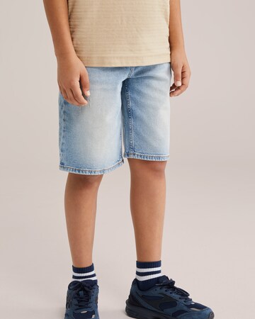 WE Fashion Loosefit Farmer - kék: elől