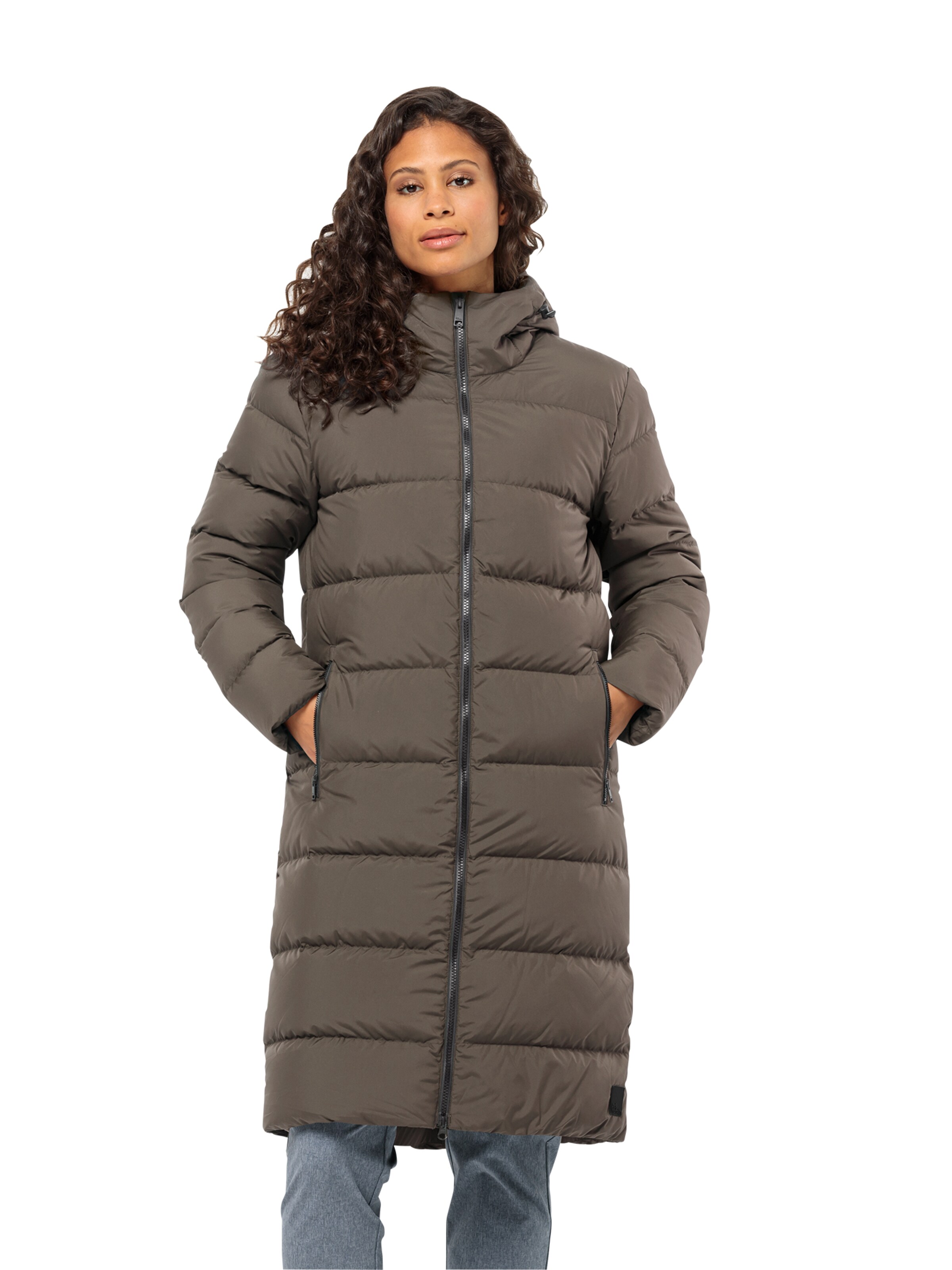 Cappotto outdoor 'Frozen Palace' di JACK WOLFSKIN in marrone: frontale