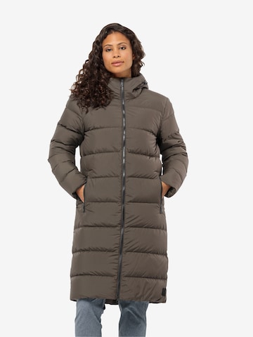 JACK WOLFSKIN Outdoor Coat 'FROZEN PALACE' in Brown: front