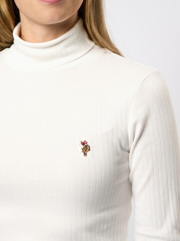 U.S. POLO ASSN. Neulepaita 'Karla' värissä valkoinen
