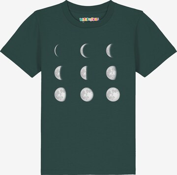 Maglietta 'Moonphases' di watabout.kids in verde: frontale