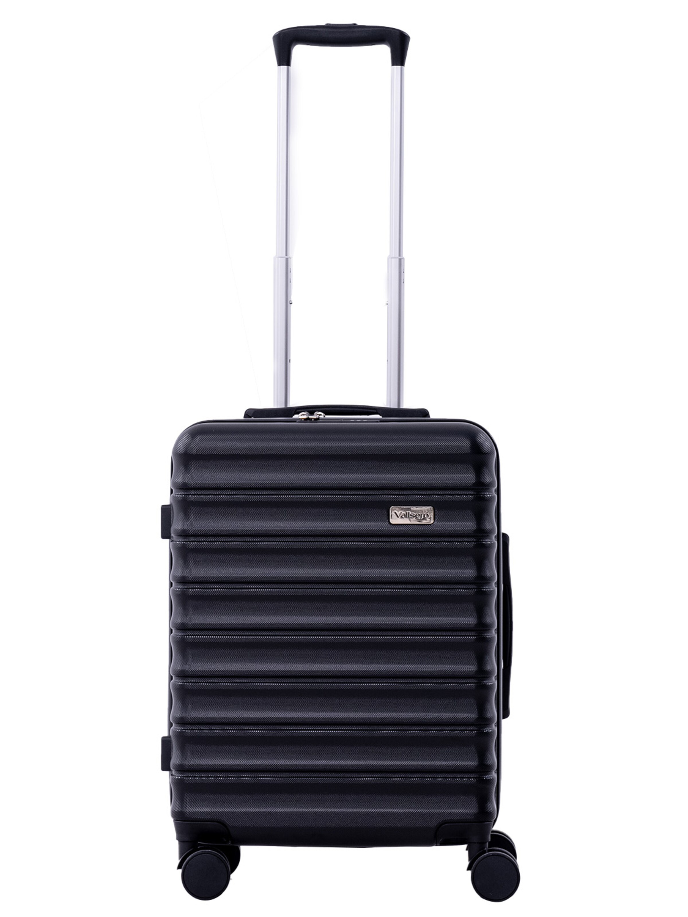 Vallsero Koffer 'VALLSERO LG5 Trolley'‌‌‌‌‌‌‌‌‌‌ in Schwarz: Vorderseite