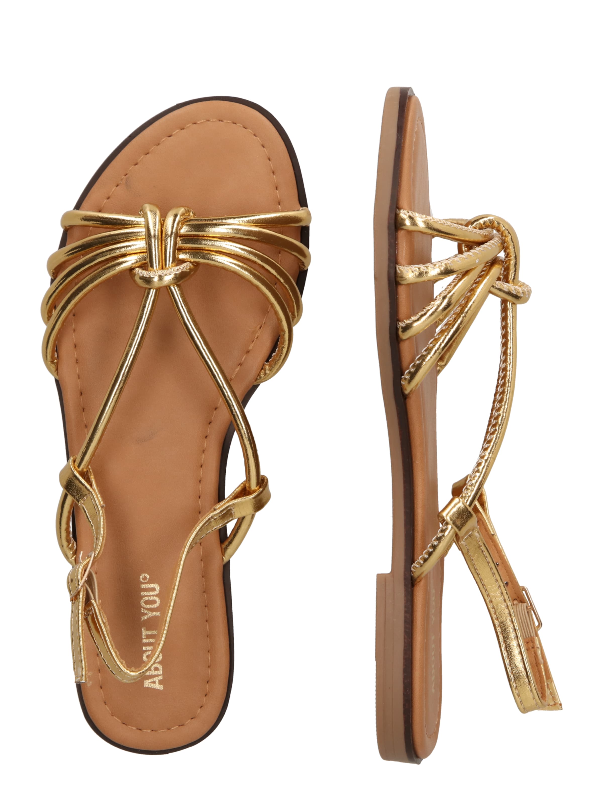 Sandalo 'Ylvi' di ABOUT YOU in oro