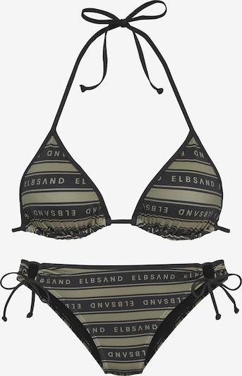 Elbsand Bikiinid XS/A/B suuruses oliiv / must, Tootevaade