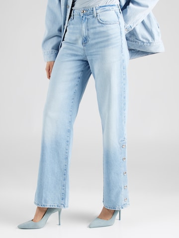 GUESS Wide leg Jeans 'Paz' in Blauw: voorkant