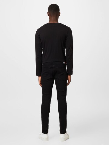 Tommy Jeans - Slimfit Vaquero 'SCANTON' en negro