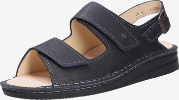 Finn Comfort Sandale 'Benin' in Blau: Vorderseite
