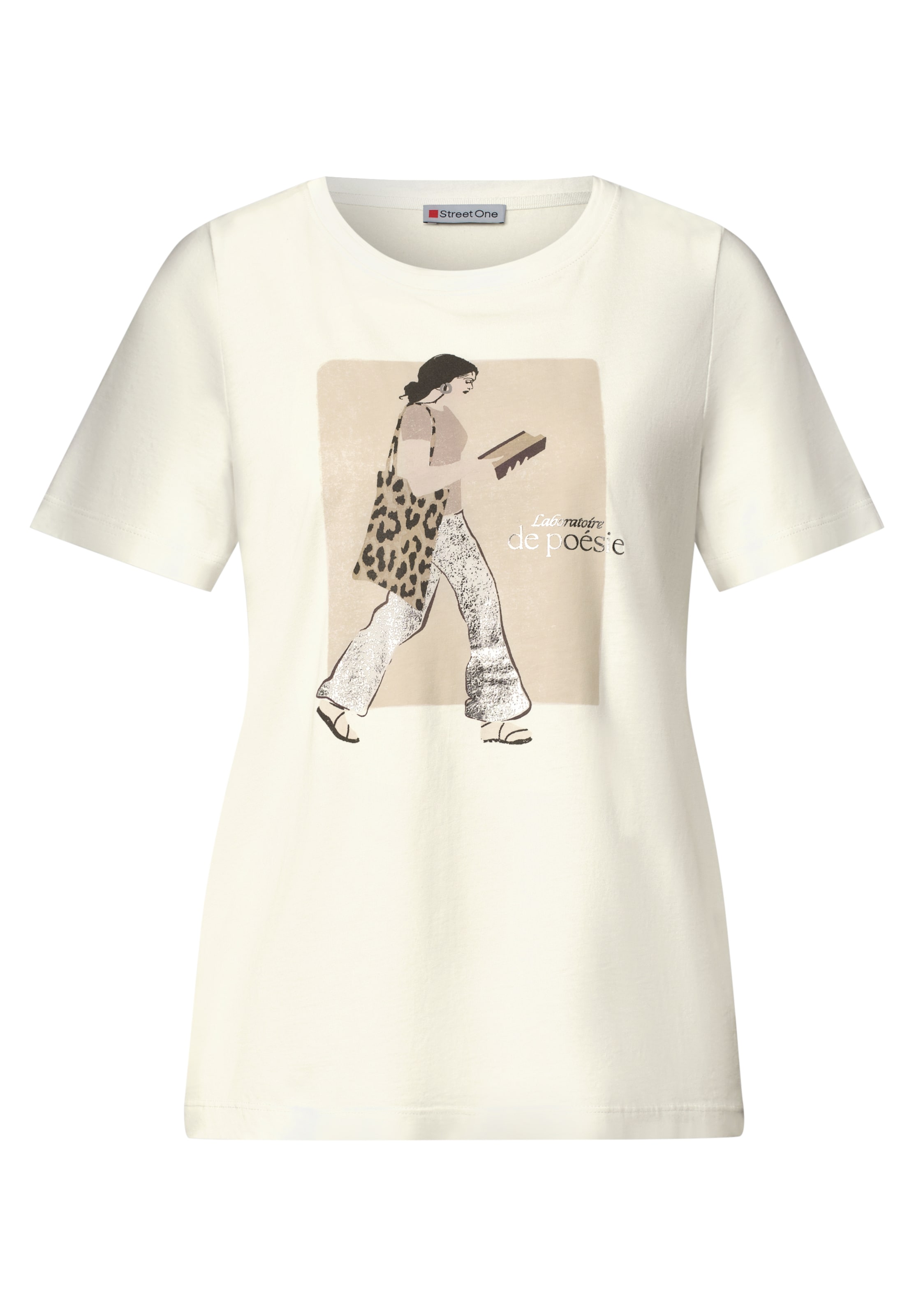 STREET ONE Shirt in White: front