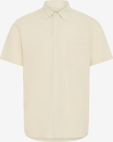 Chemise ' BHBAY LINEN ' BLEND en beige : devant