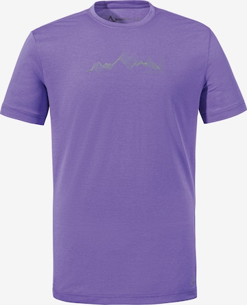 T-Shirt fonctionnel 'Circ Sulten' Schöffel en violet : devant