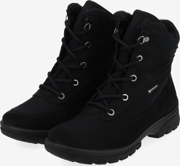 ARA Lace-Up Ankle Boots in Black