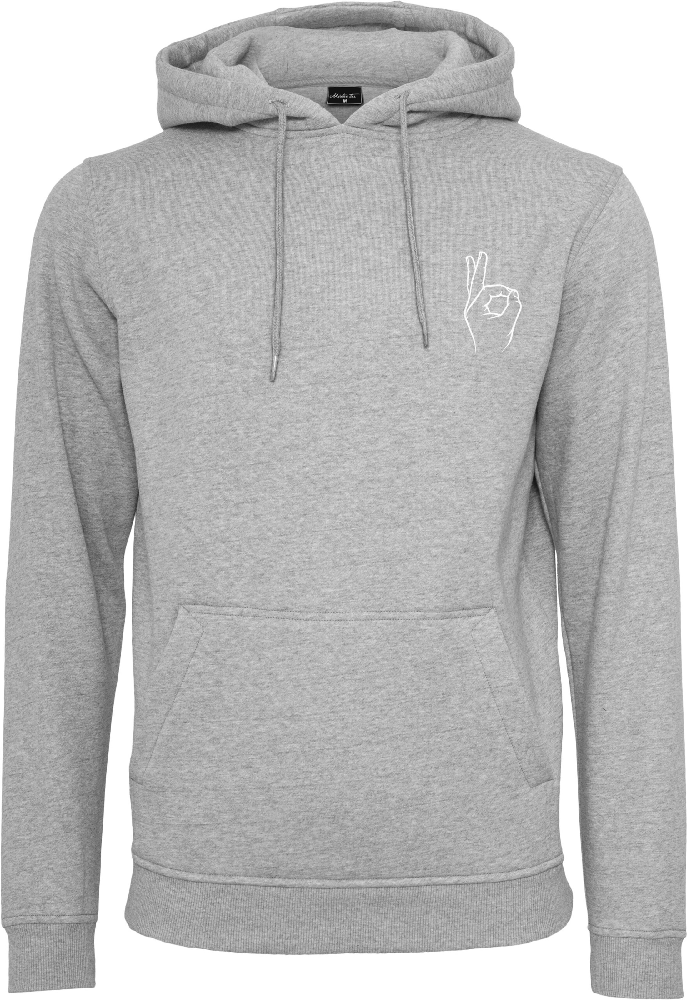 MT Men Sweatshirt in Grijs: voorkant