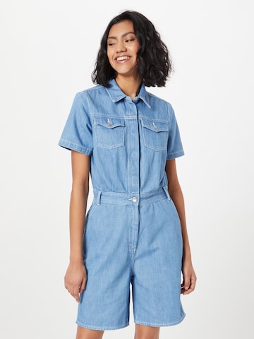 Kings Of Indigo Jumpsuit 'ADELA' in Blauw: voorkant