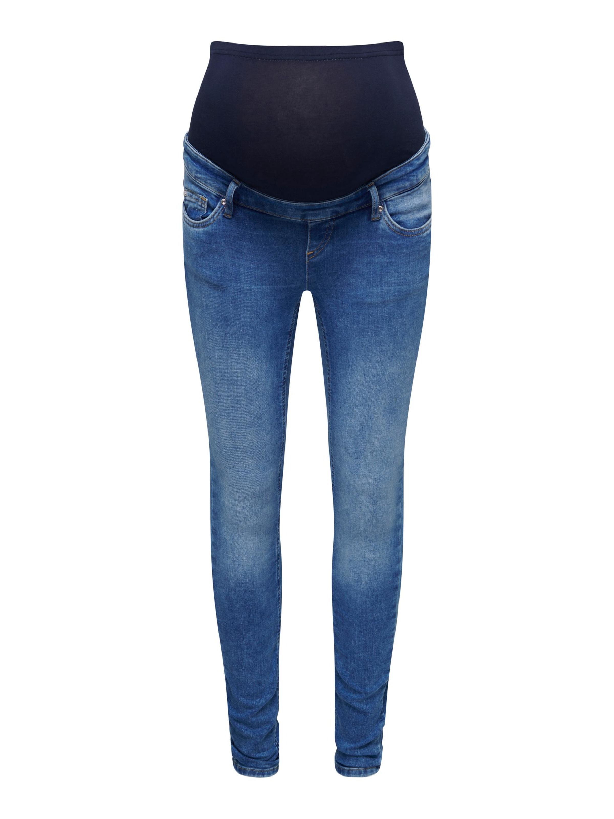 Only Maternity Skinny Jeans 'Blush' in Blau