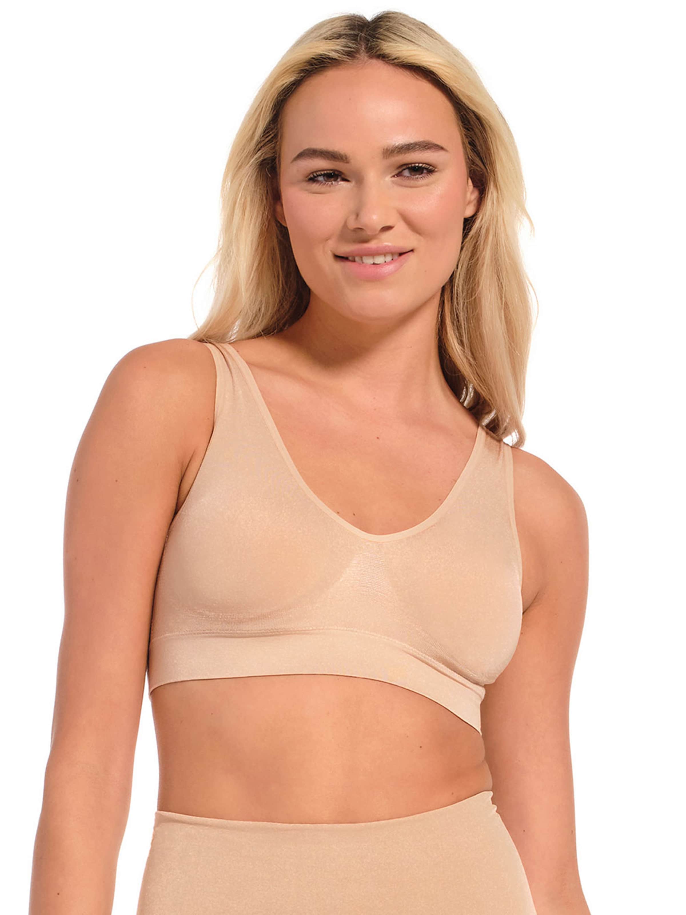 MAGIC Bodyfashion Бюстгальтер под футболку Бюстгальтер 'Shimmer' в Коричневый: спереди