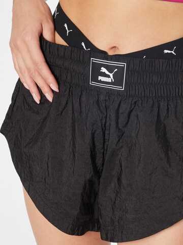 Regular Pantalon de sport 'Dare to Woven' PUMA en noir