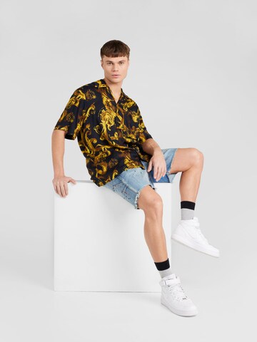 Versace Jeans Couture Comfort fit Overhemd 'BOWLING' in Zwart