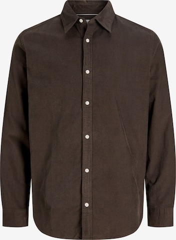 Coupe regular Chemise JACK & JONES en marron : devant