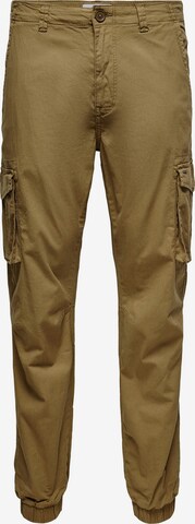 Tapered Pantaloni cargo 'Mike' di Only & Sons in verde: frontale