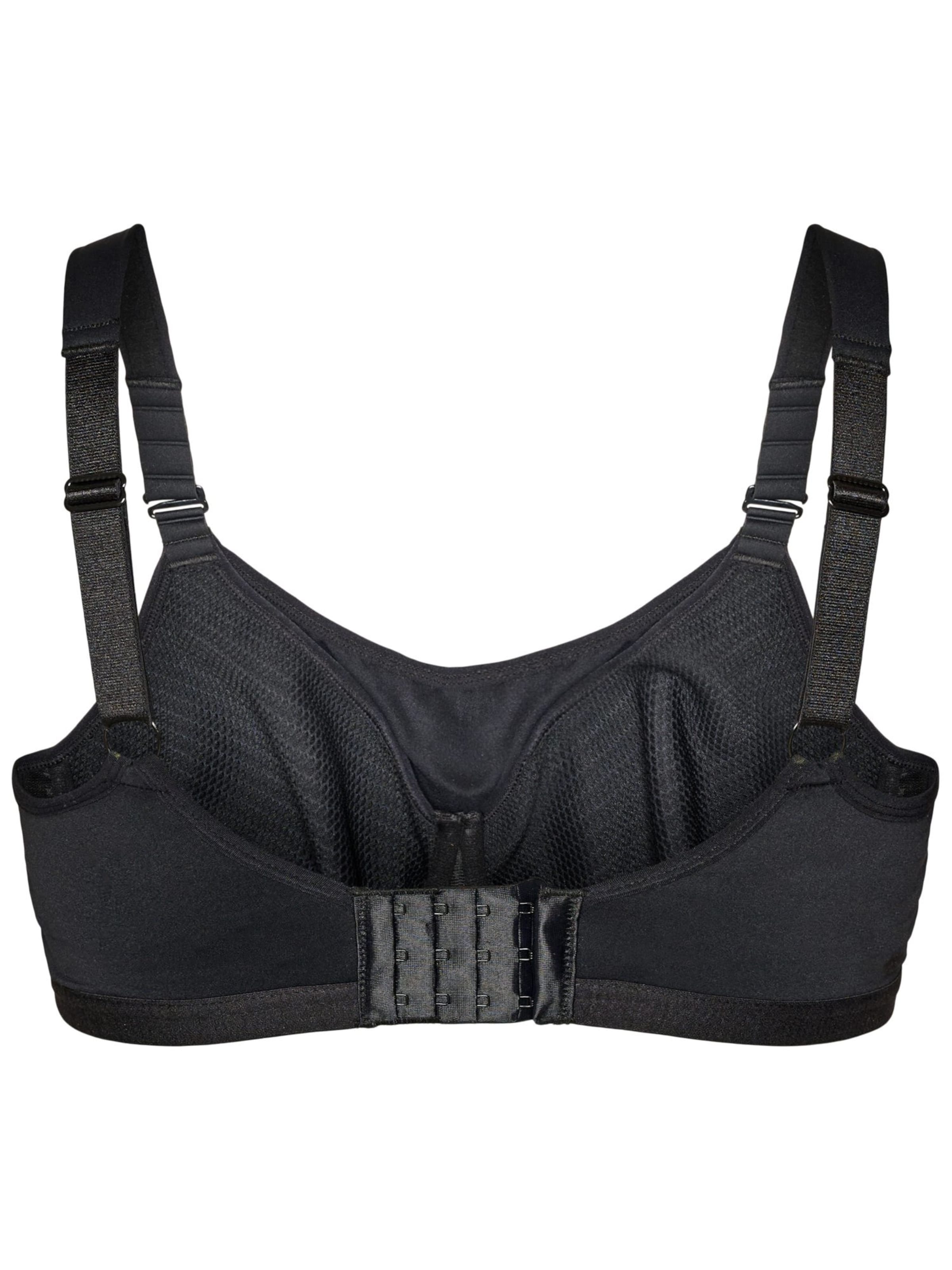 Active by Zizzi - Bustier Sujetador 'Ahelene' en negro