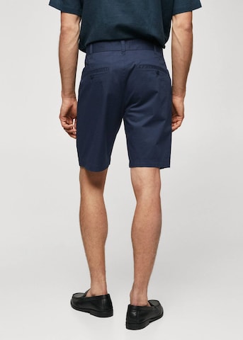 MANGO MAN Regular Bermudas in Blau